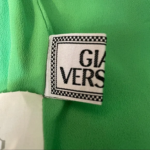 Versace Medusa Black Leather Top Size 10 USA Limited Edition Medusa Bondage 2002 - Picture 13 of 13